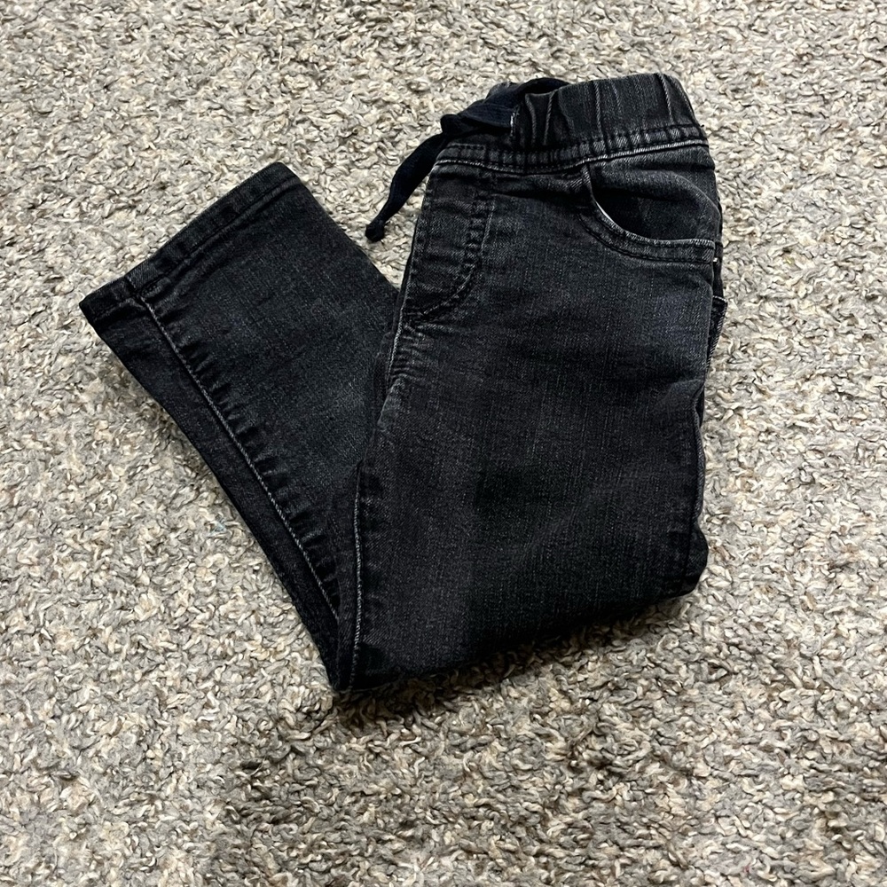 3T Slim Black Denim Pants